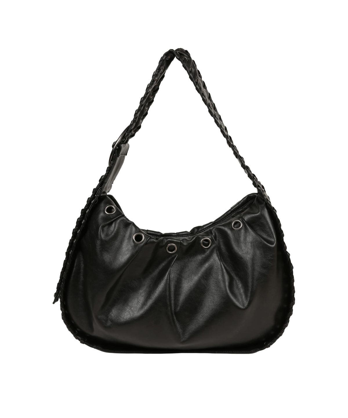 오디너리 홀리데이(ORDINARY HOLIDAY) BELTED SHOULDER BAG [BLACK]