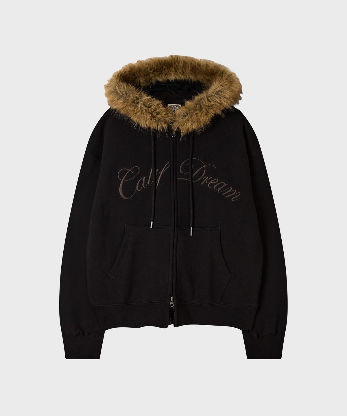 후아유(WHO.A.U) Fur-Trimmed Hood Zip-up / WHMZG4V23U