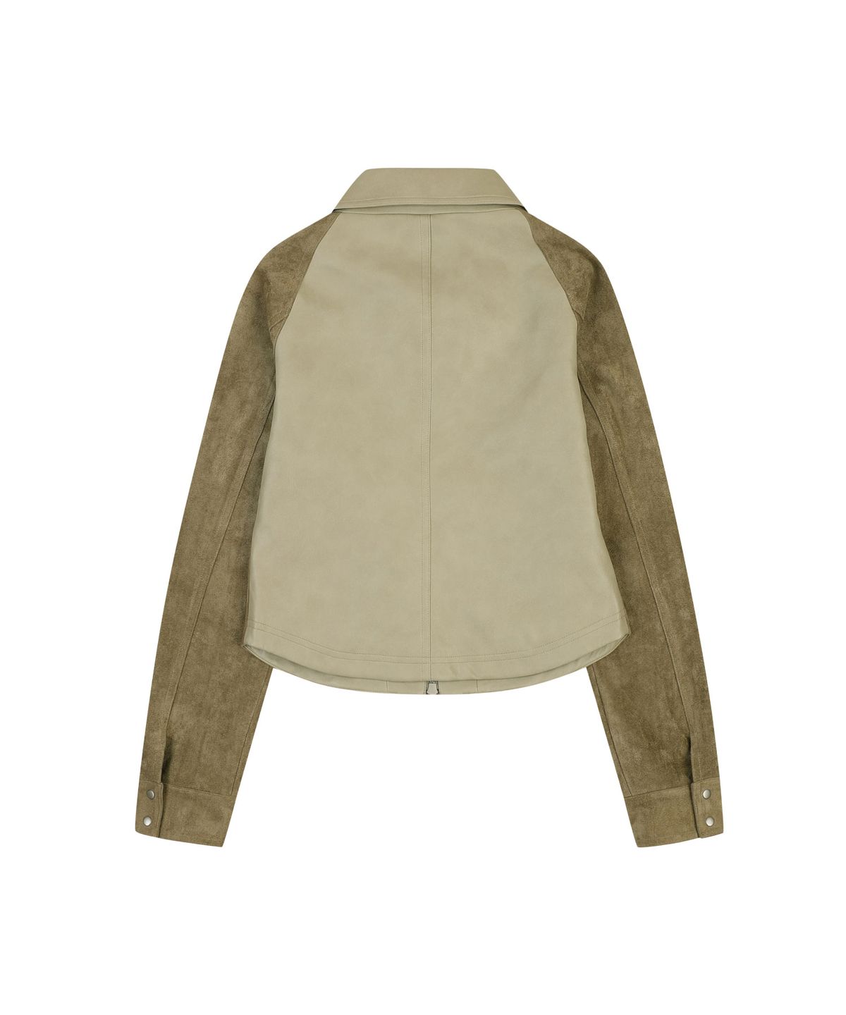 오디너리 홀리데이(ORDINARY HOLIDAY) SUEDE MIXED LEATHER JACKET [BEIGE]
