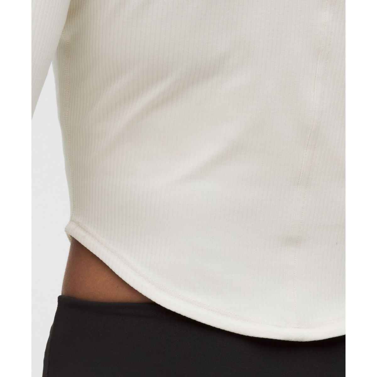 룰루레몬(LULULEMON) 리브드 Nulu 스플릿넥 롱슬리브 셔츠  LTIV