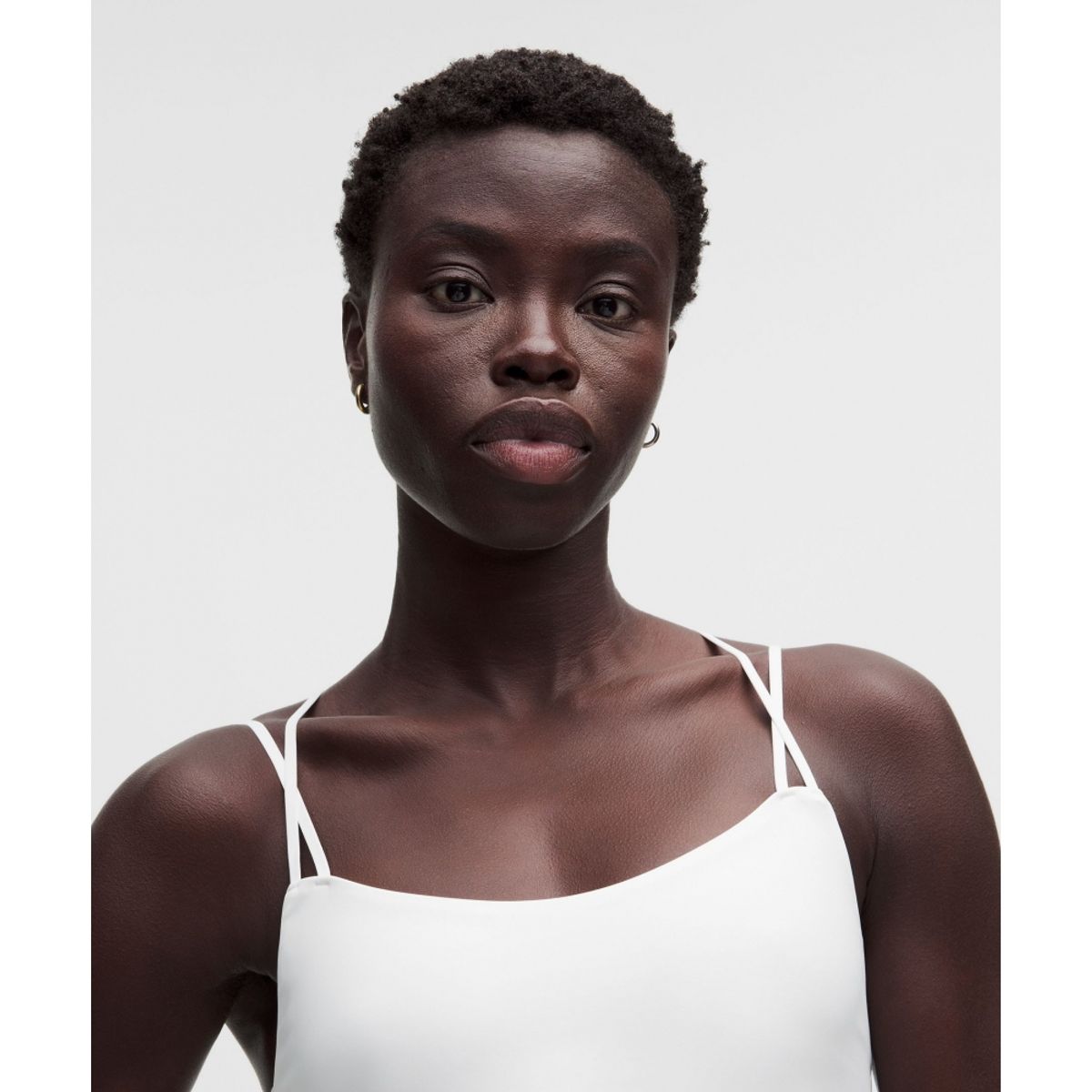 룰루레몬(LULULEMON) 플렉시플렉스 더블 스트랩 요가 브라 *라이트 서포트, A C컵  WHT