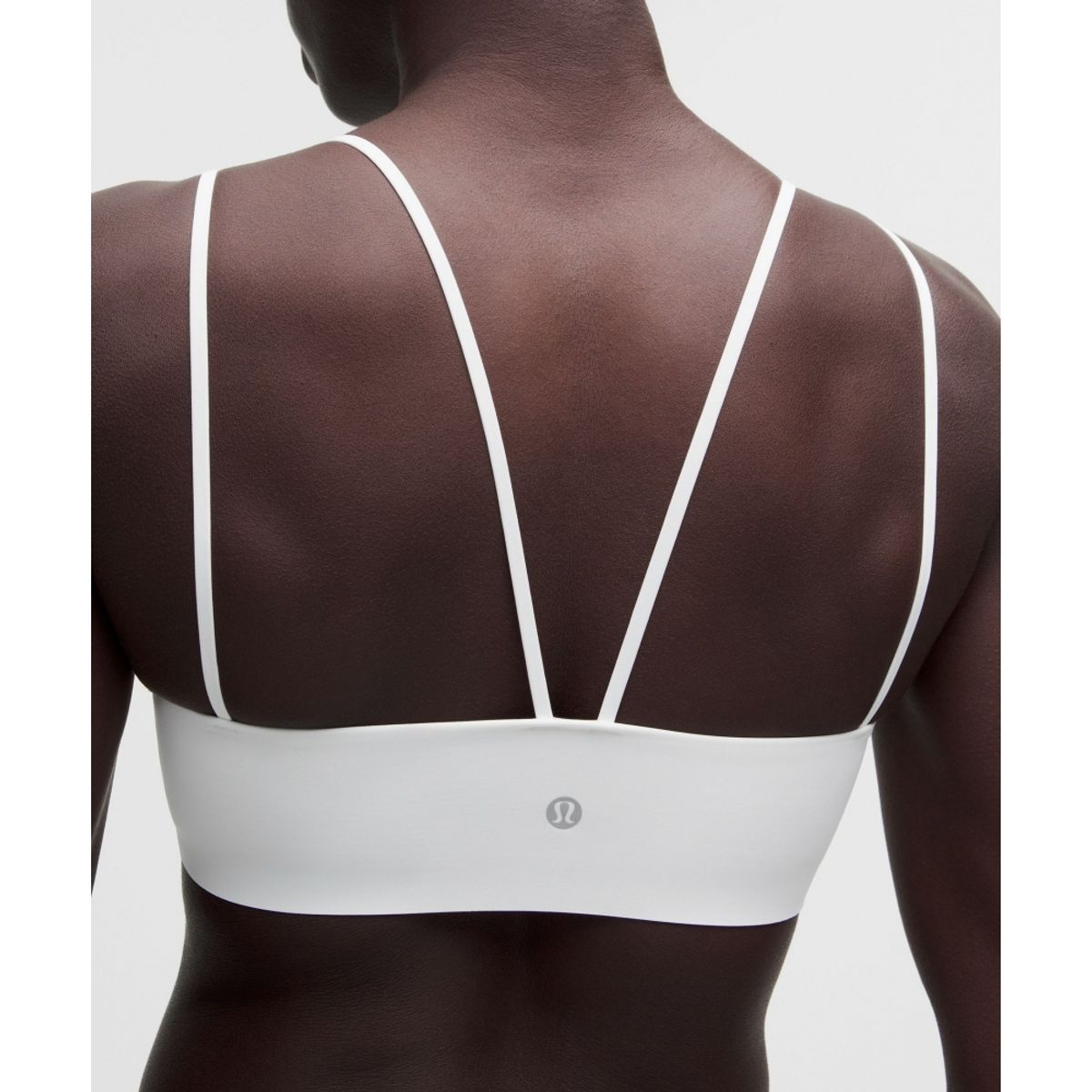 룰루레몬(LULULEMON) 플렉시플렉스 더블 스트랩 요가 브라 *라이트 서포트, A C컵  WHT
