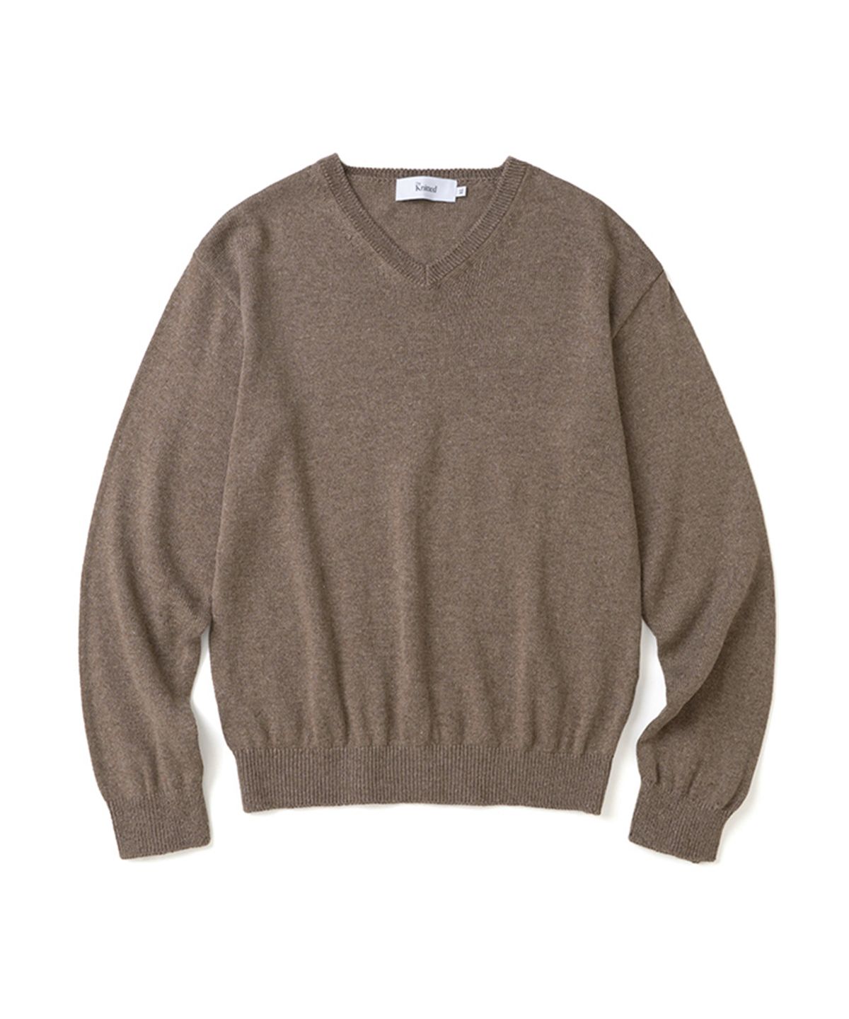 니티드(KNITTED) (UNISEX) 이지 캐시미어 브이넥 니트 ( 3 Color )