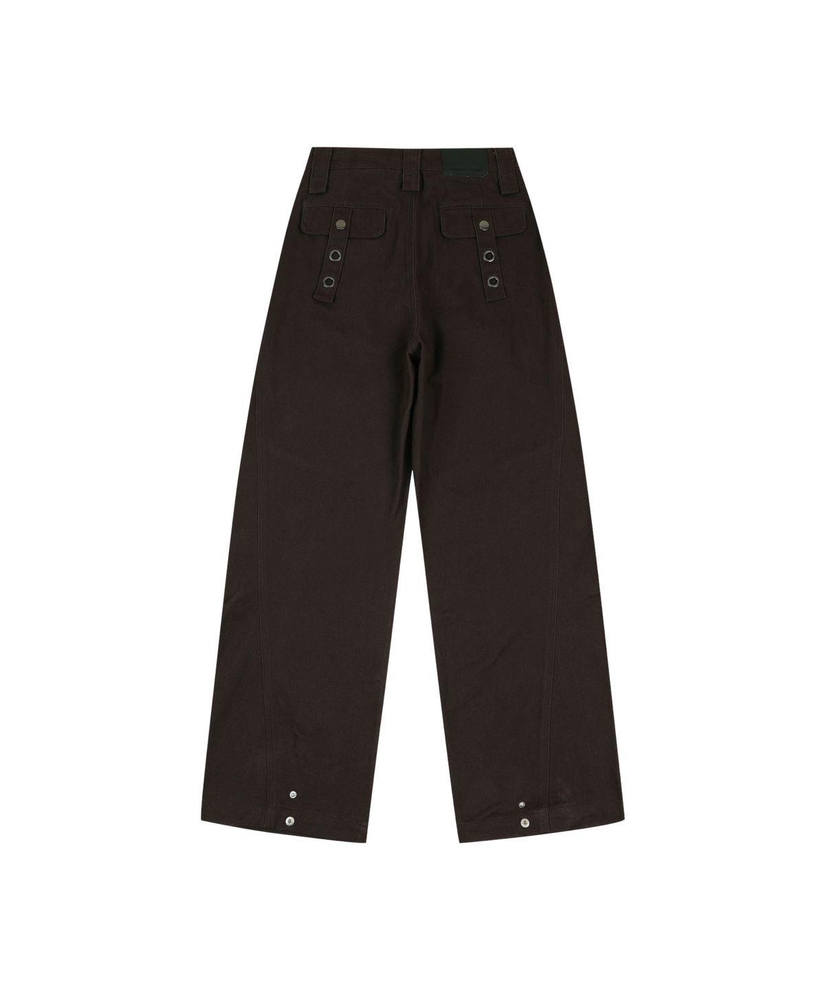 오디너리 홀리데이(ORDINARY HOLIDAY) WASHED COTTON CARGO PANTS [BROWN]