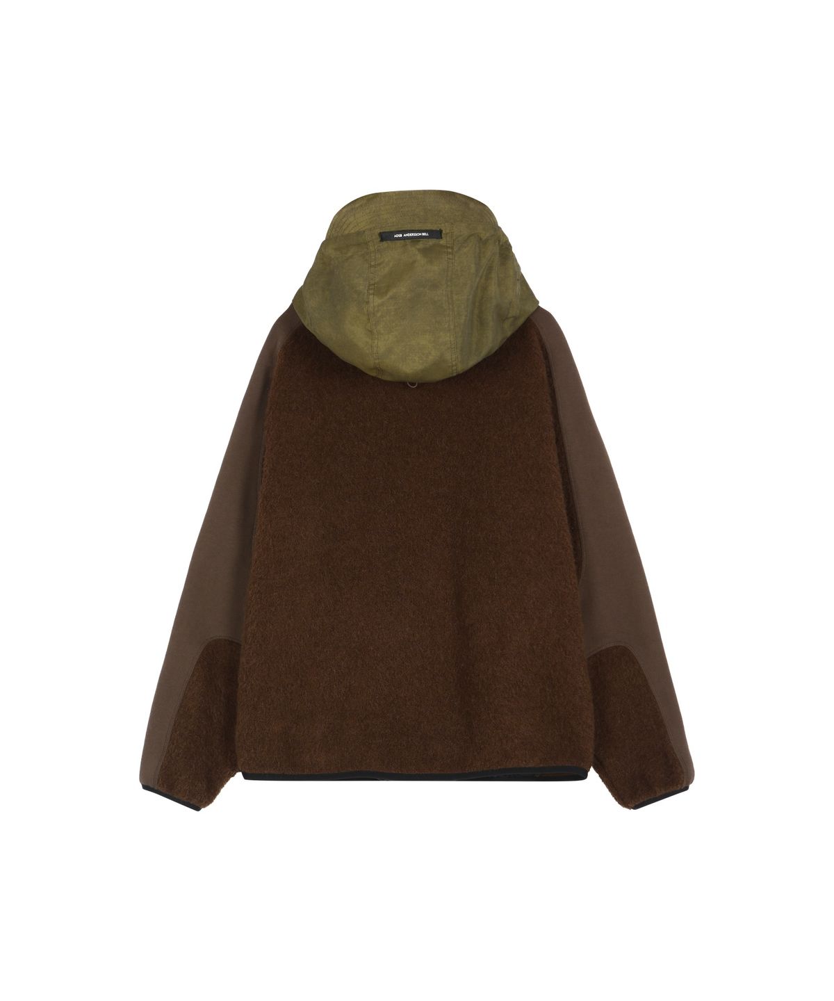 앤더슨벨(ADSB ANDERSSON BELL) ORTE TERRY HALF ZIP UP HOODIE (BROWN)