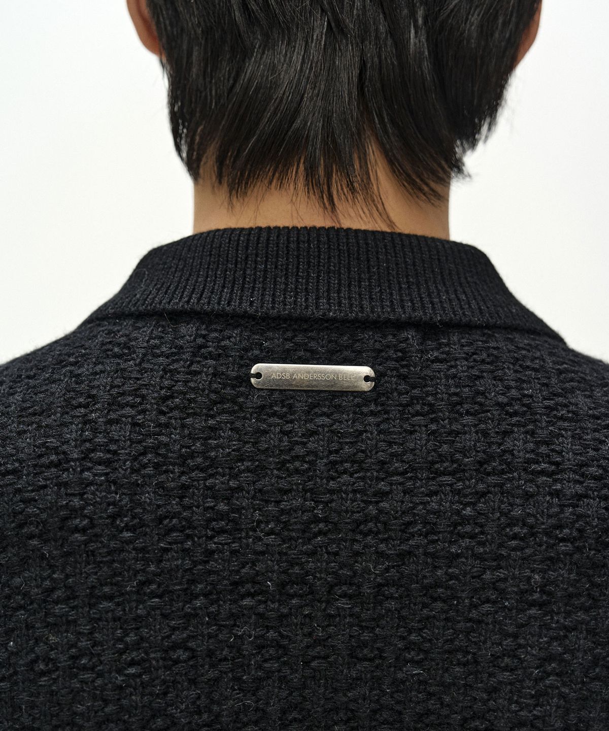 앤더슨벨(ADSB ANDERSSON BELL) CAMELON TRUCKER CARDIGAN (BLACK)