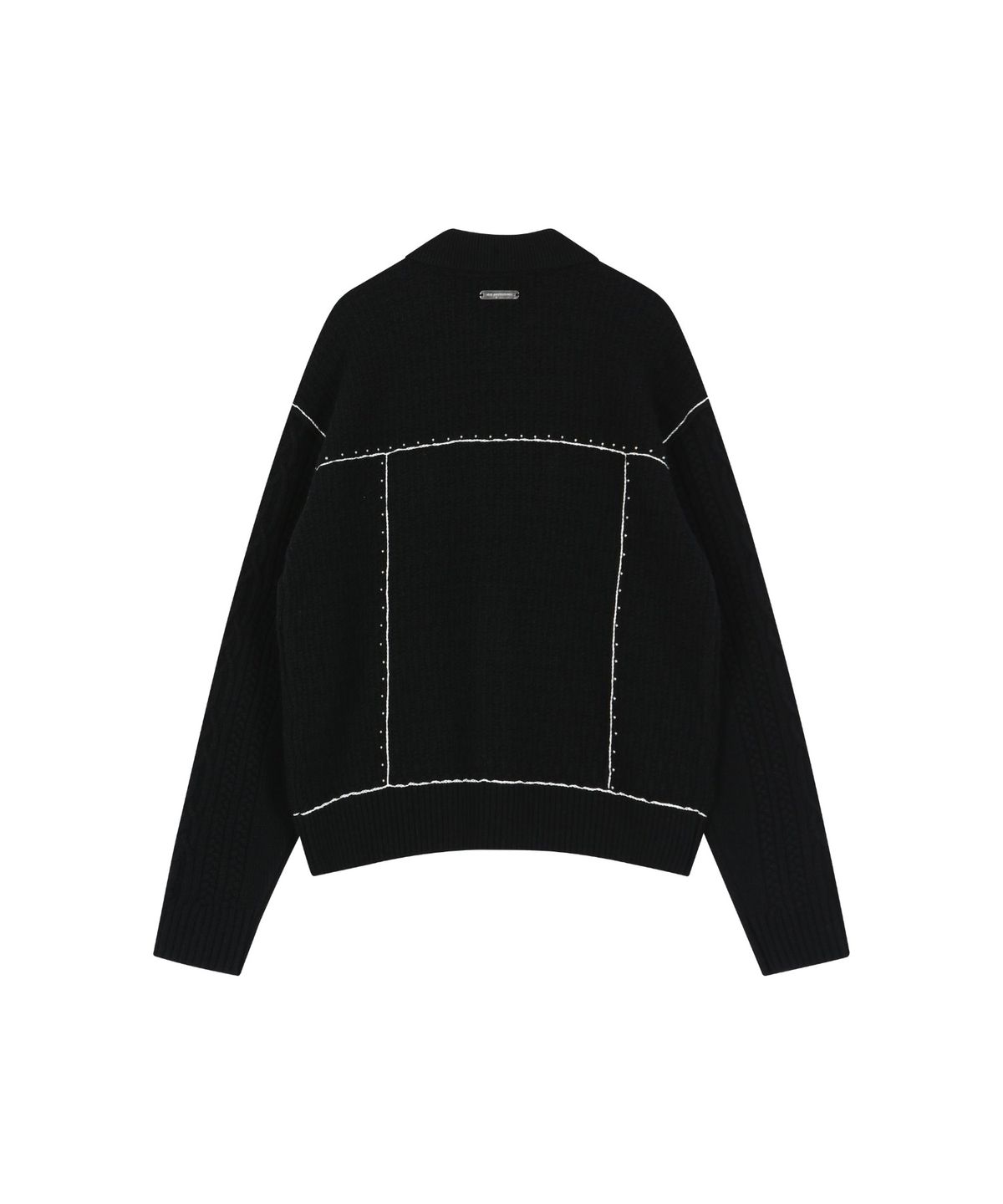 앤더슨벨(ADSB ANDERSSON BELL) CAMELON TRUCKER CARDIGAN (BLACK)