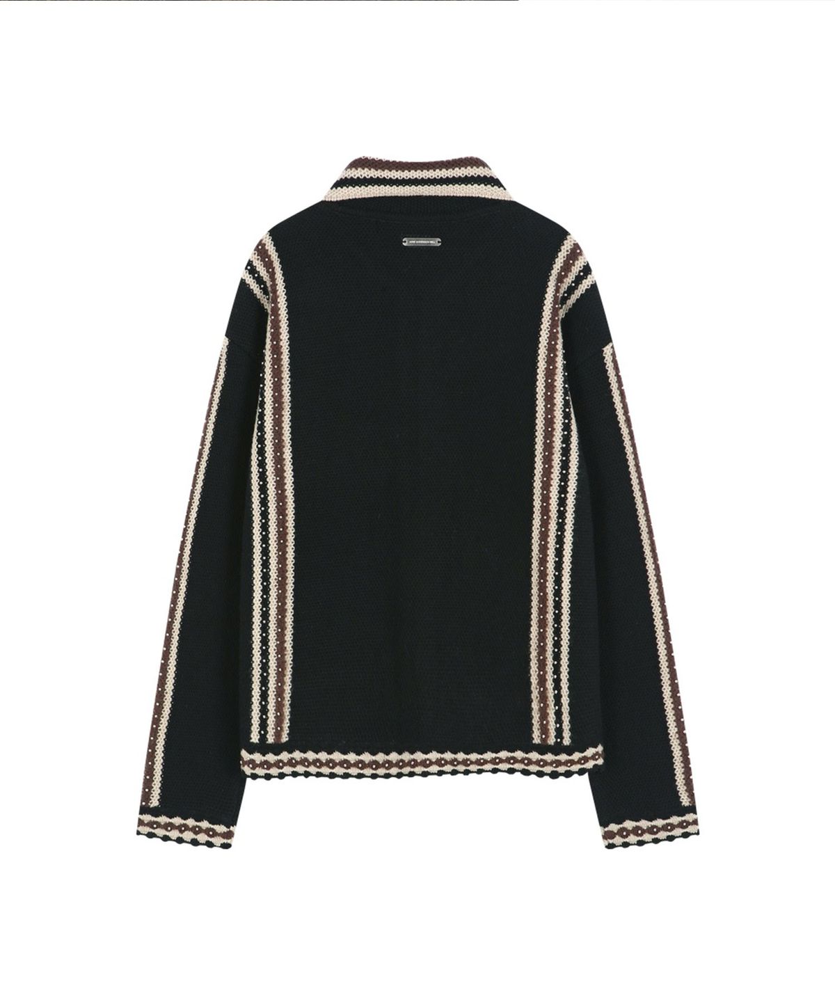 앤더슨벨(ADSB ANDERSSON BELL) FANTASIA 26 HEAVY WOOL CARDIGAN (BLACK)
