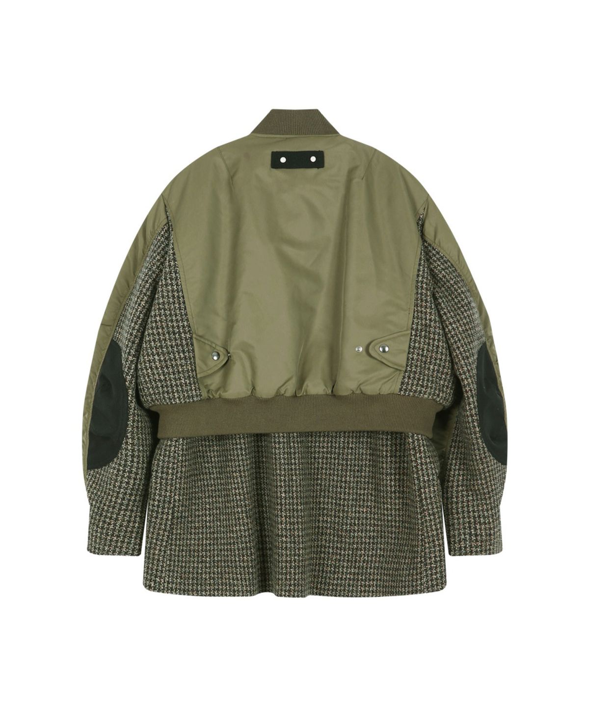 앤더슨벨(ADSB ANDERSSON BELL) UNISEX DECONSTRUCTED LAYERED BOMBER COAT (SAGE)