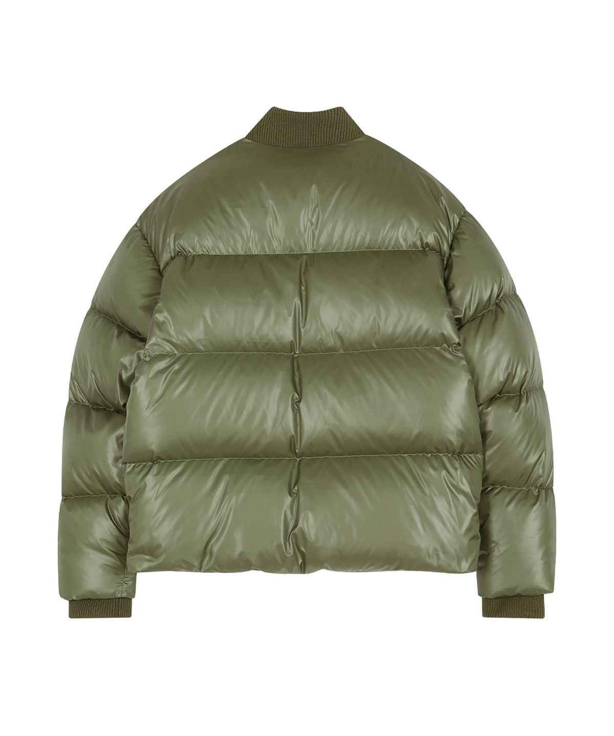 앤더슨벨(ADSB ANDERSSON BELL) UNISEX BOMBER LAYERED DOWN JACKET (KHAKI)