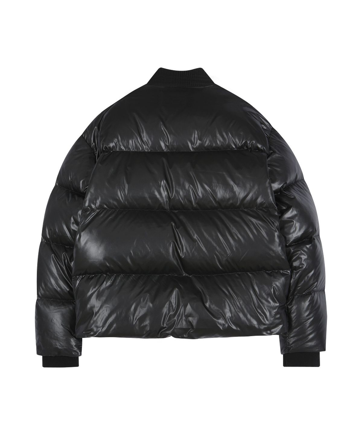 앤더슨벨(ADSB ANDERSSON BELL) UNISEX BOMBER LAYERED DOWN JACKET (BLACK)