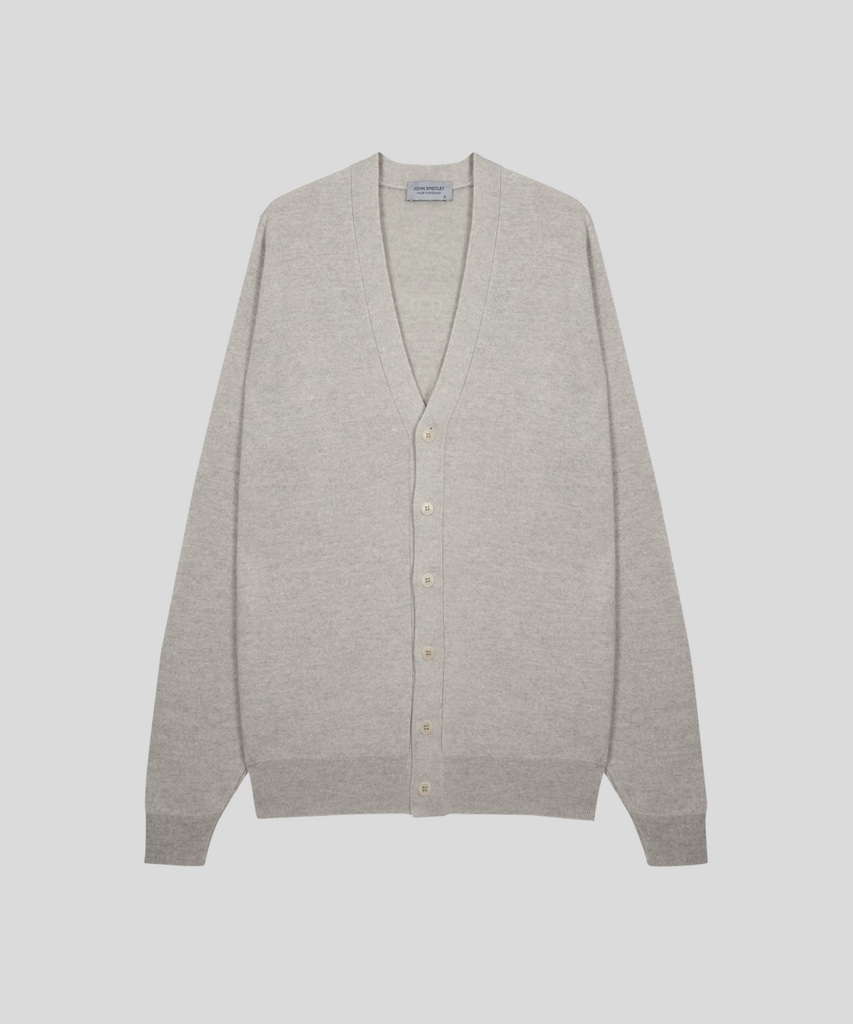 존 스메들리(JOHN SMEDLEY) WAVERLY Extra Fine Merino Wool Standard Fit V-Neck Cardigan Core 3 Colors