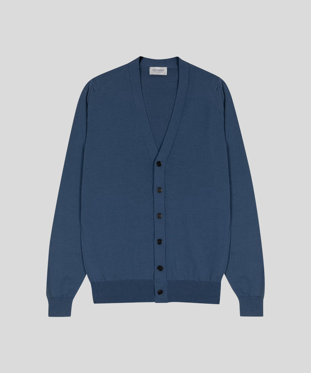 존 스메들리(JOHN SMEDLEY) WAVERLY Extra Fine Merino Wool Standard Fit V-Neck Cardigan Core 3 Colors