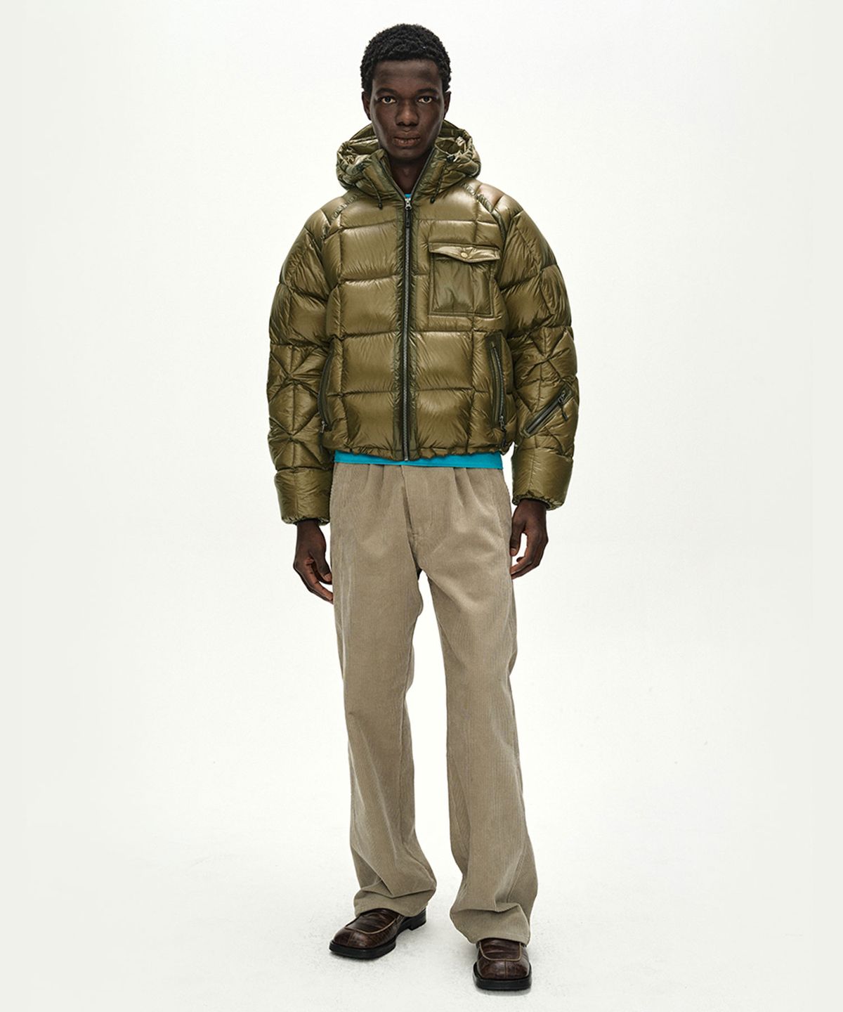 앤더슨벨(ADSB ANDERSSON BELL) UNISEX TORINO LIGHTWEIGHT DOWN JACKET (OLIVE)