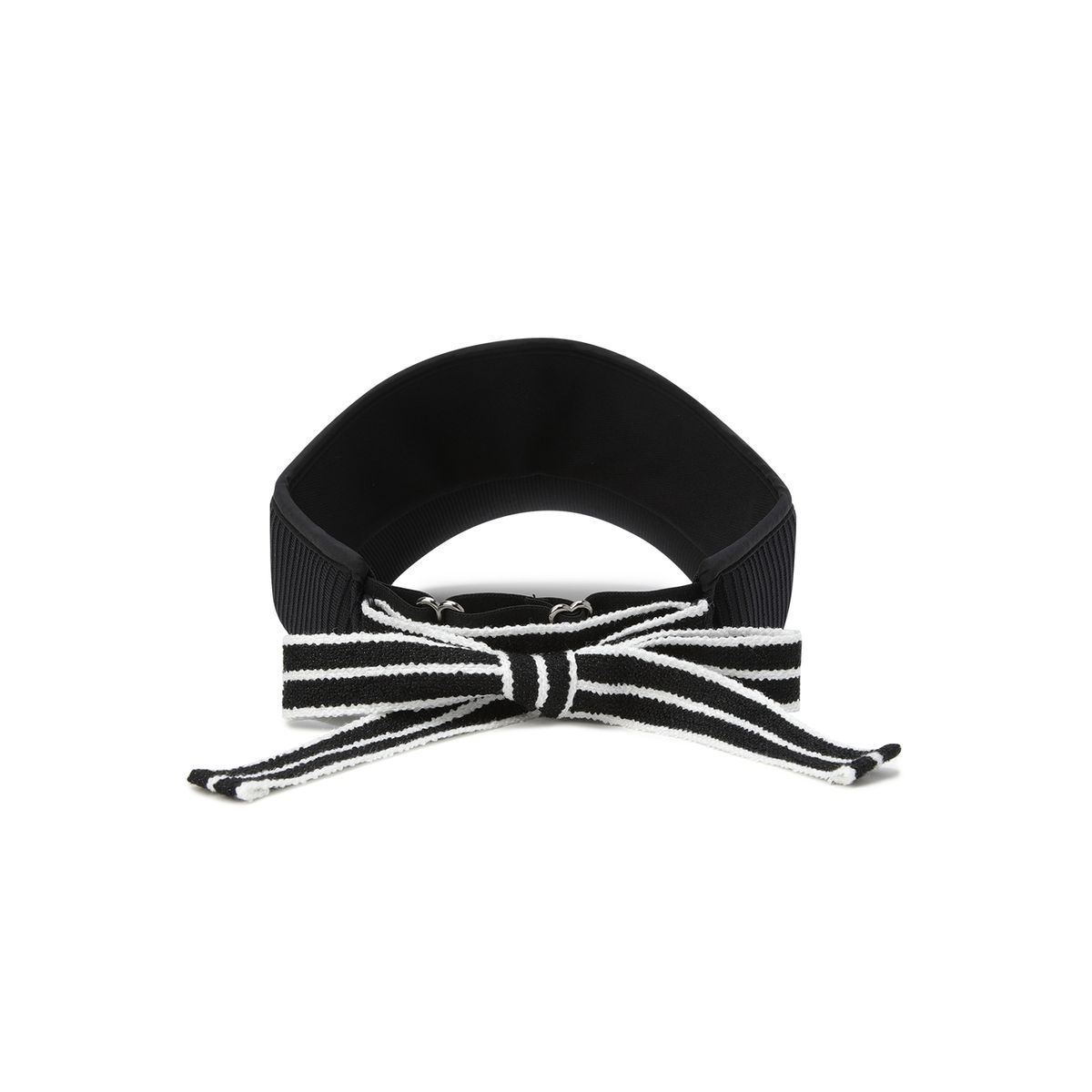 어뉴골프(ANEW GOLF) WOMEN KNIT RIBBON VISOR_BK