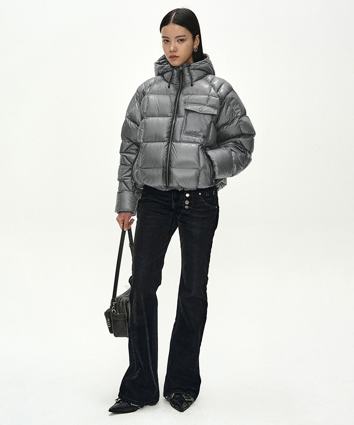 앤더슨벨(ADSB ANDERSSON BELL) UNISEX TORINO LIGHTWEIGHT DOWN JACKET (GREY)