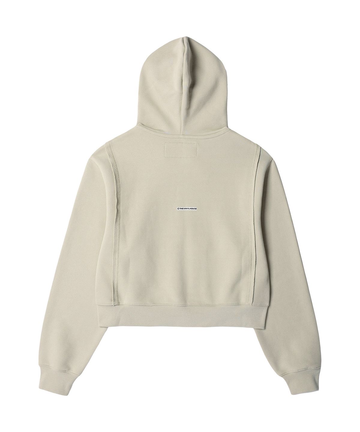 더바이닐하우스(THEVINYLHOUSE) STUDDED FULL ZIP-UP HOODIE (W) BEIGE