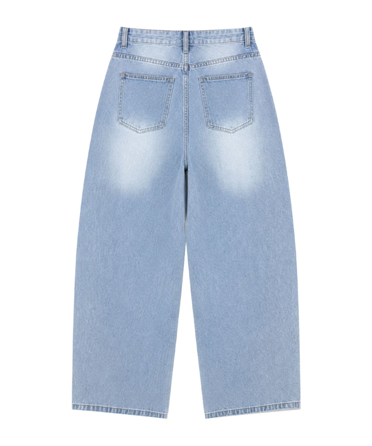 랜덤오프(RANDOMOFF) BTB : POEM PINTUCK BALLOON JEANS [LIGHT BLUE]