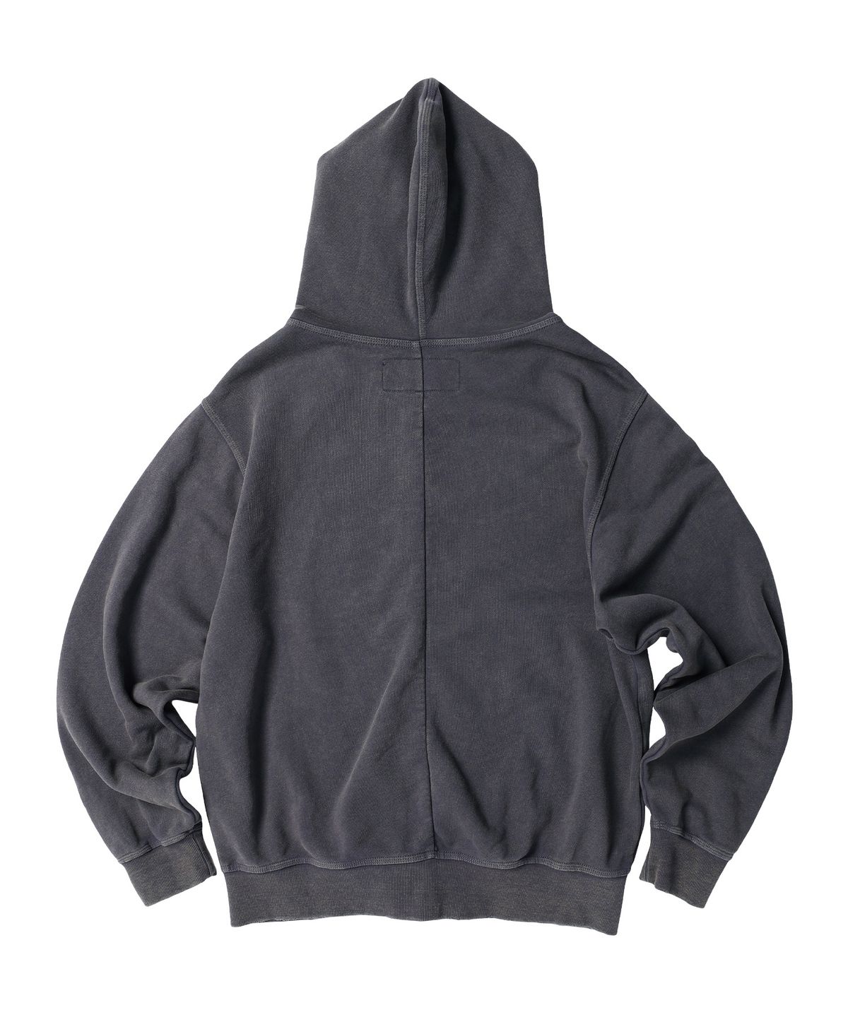 더바이닐하우스(THEVINYLHOUSE) BUTTON WASHED HOODIE ZIP-UP PURPLE