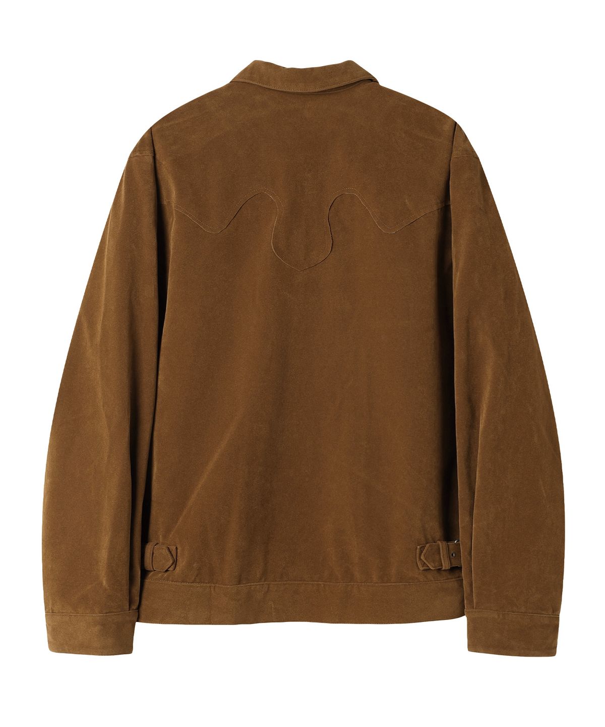 더바이닐하우스(THEVINYLHOUSE) STUDDED SUEDE JACKET BROWN