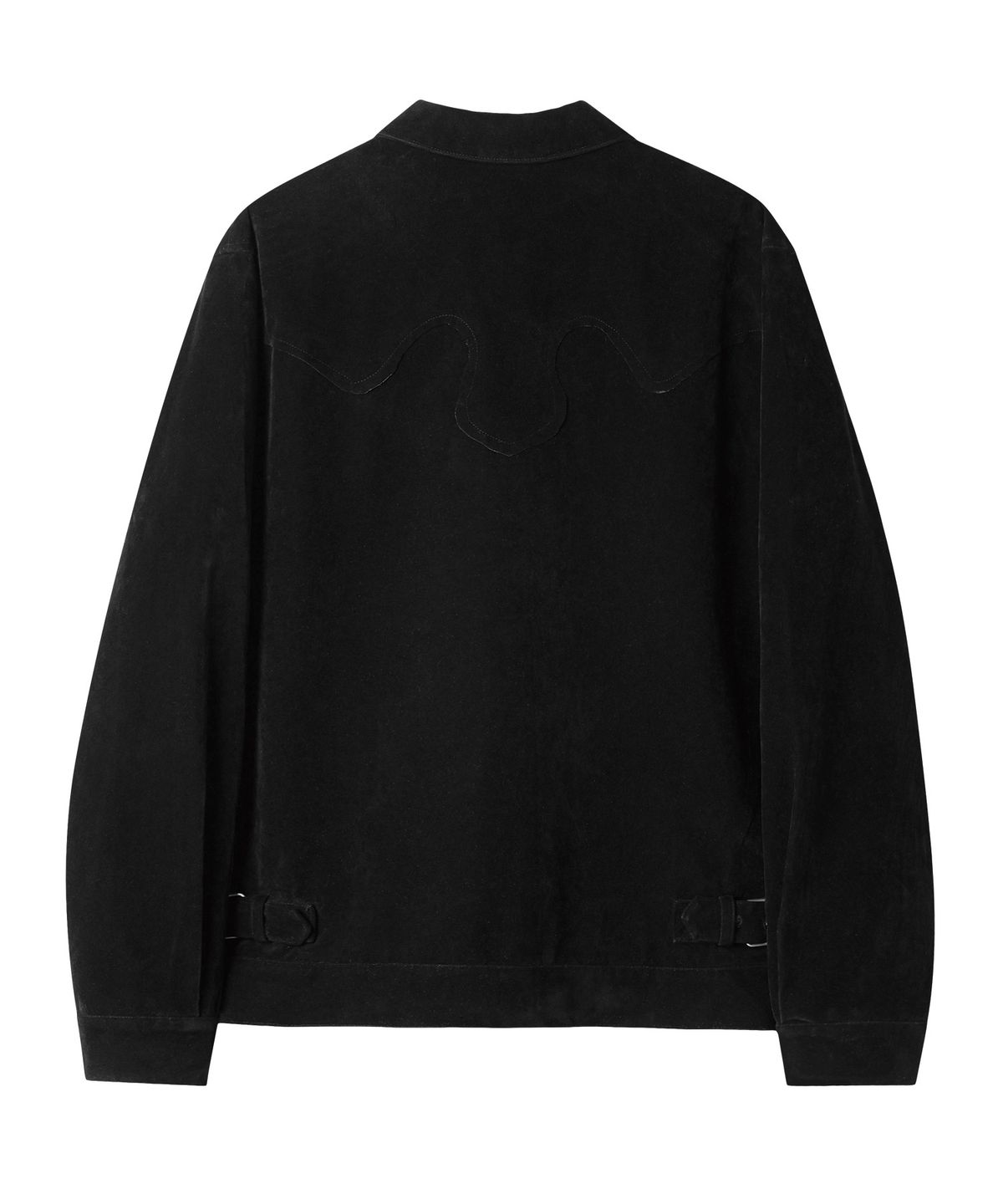 더바이닐하우스(THEVINYLHOUSE) STUDDED SUEDE JACKET BLACK