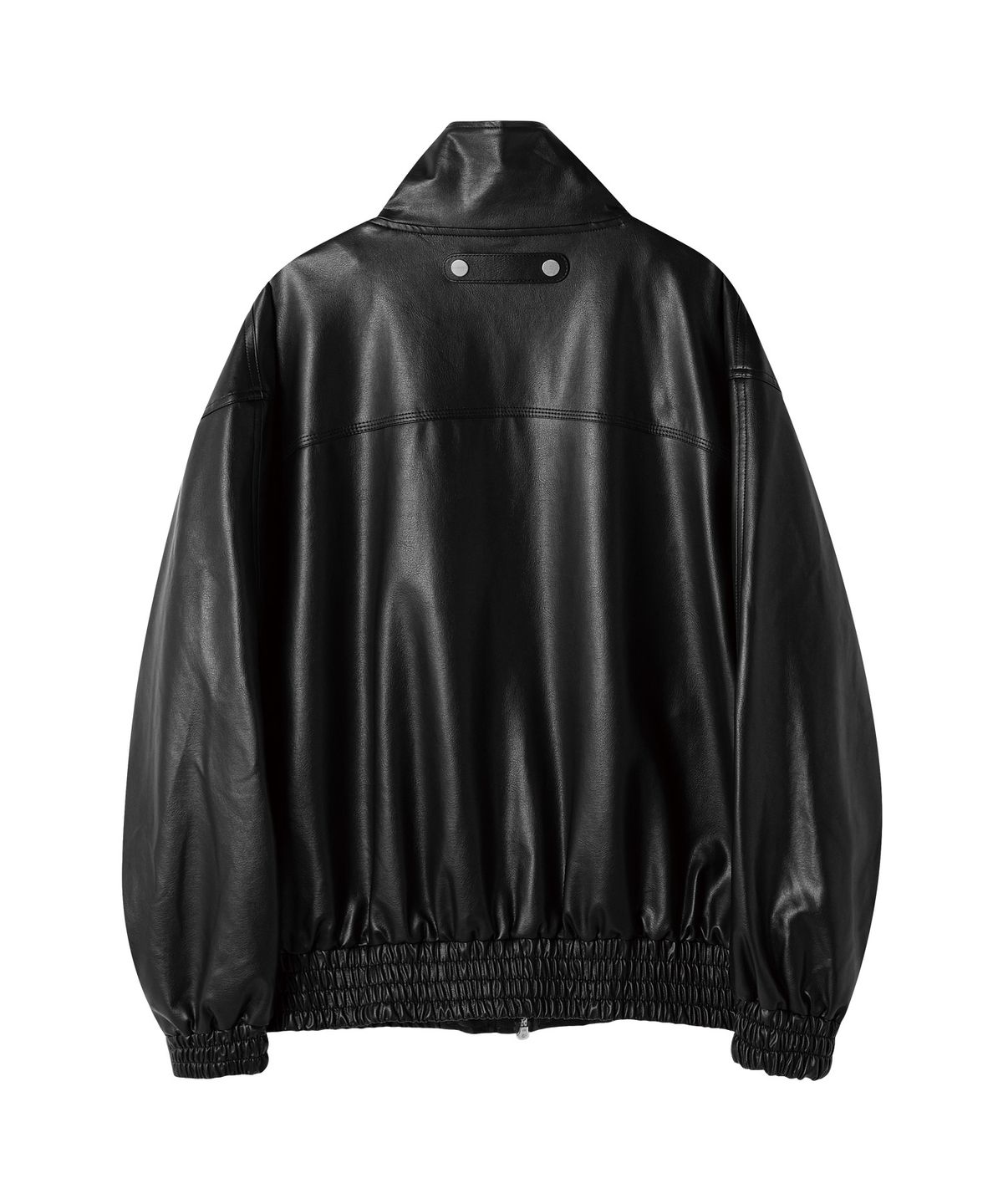 더바이닐하우스(THEVINYLHOUSE) RUGGED LEATHER JACKET BLACK
