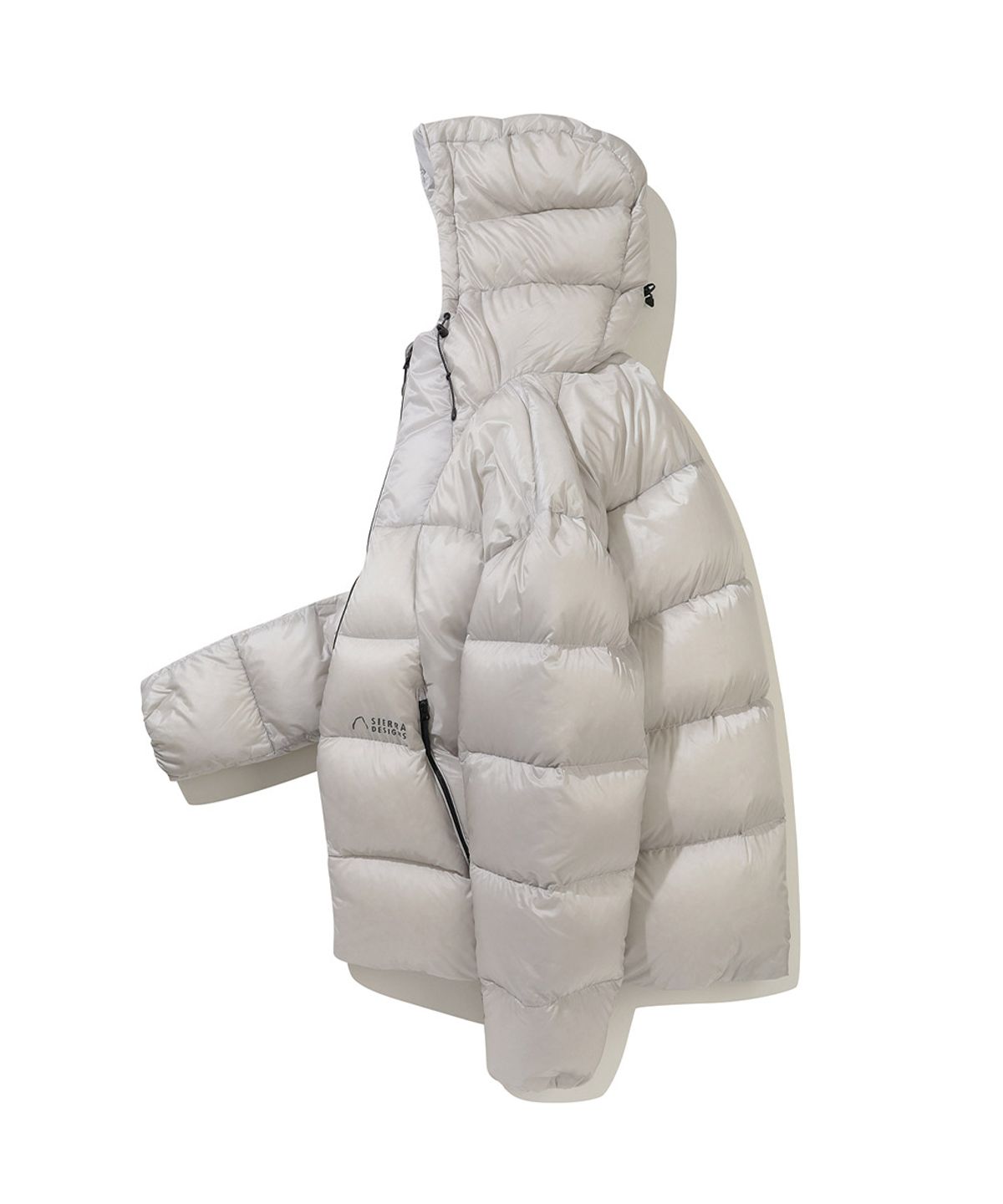 시에라디자인(SIERRA DESIGNS) W) 그랜드마더십 구스다운 후드자켓 SILVER LIGHT GREY