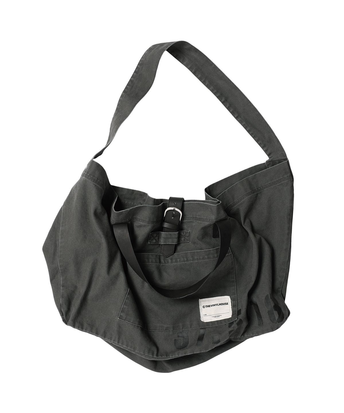 더바이닐하우스(THEVINYLHOUSE) SADDLE BIG BAG CHARCOAL