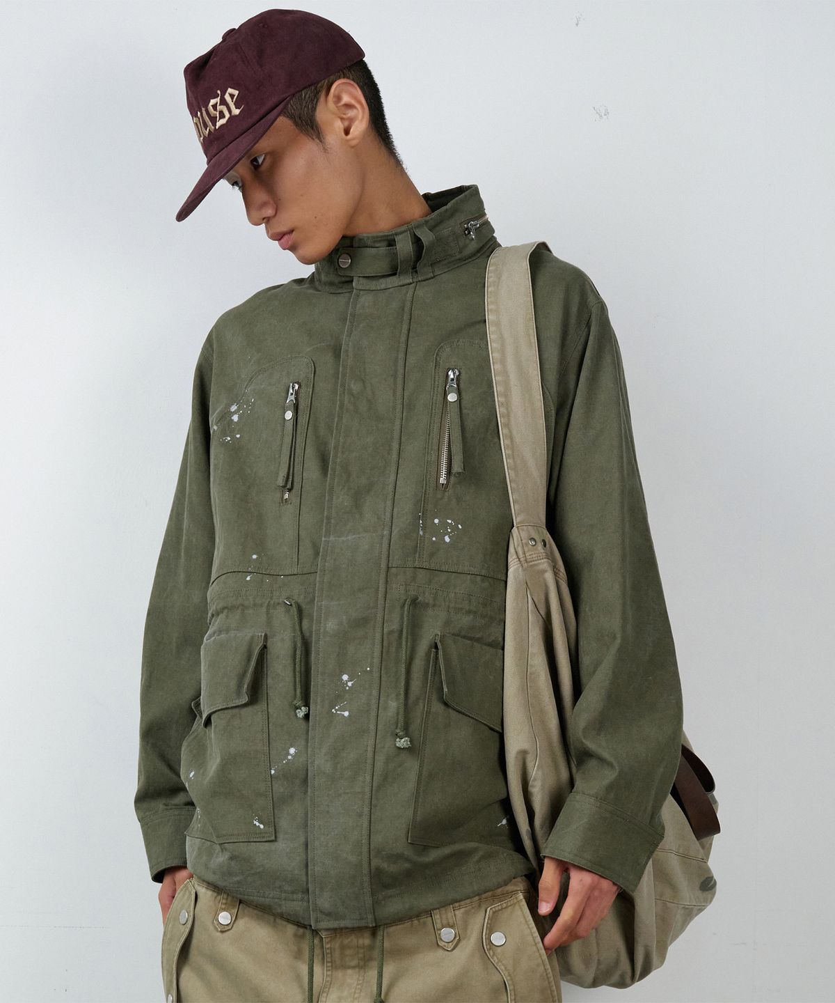 더바이닐하우스(THEVINYLHOUSE) SADDLE BIG BAG BROWN
