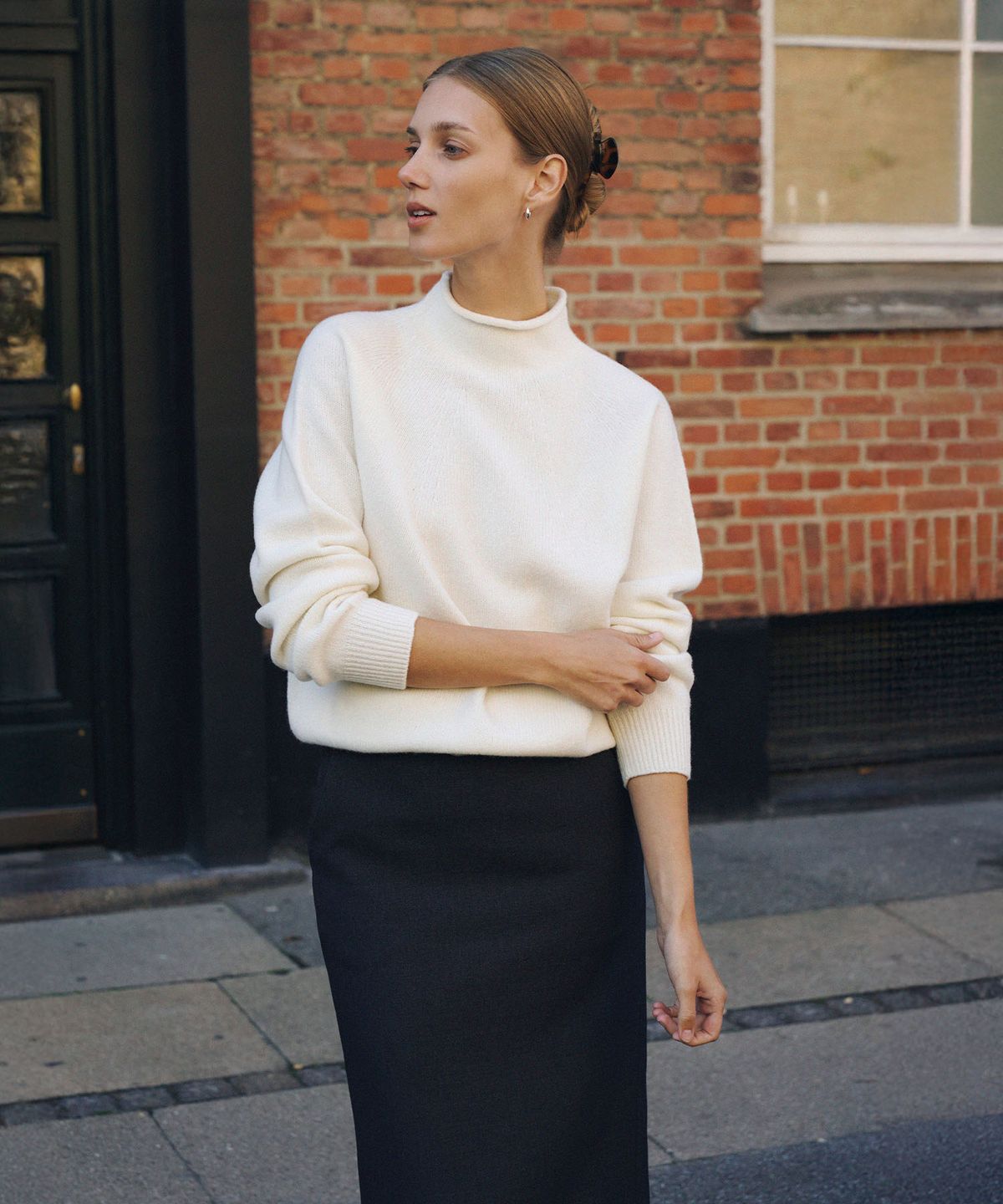 라메레이(LAMEREI) Merino Wool 100 Wholegarment Knit Top[LMBFWI22KN158]-3color
