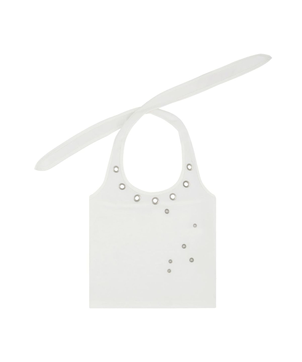 알디유(ALDIYOUU) Eyelet Halterneck Sleeveless - White 