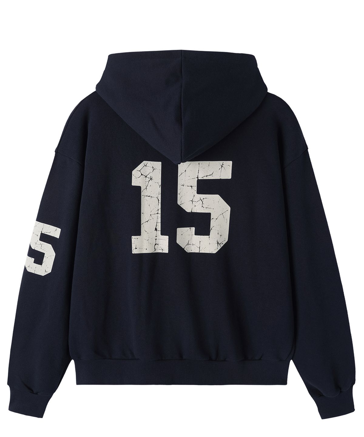 오픈야드(오와이)(OPENYARD(OY)) VARSITY HORSE HOODIE ZIP UP -NAVY