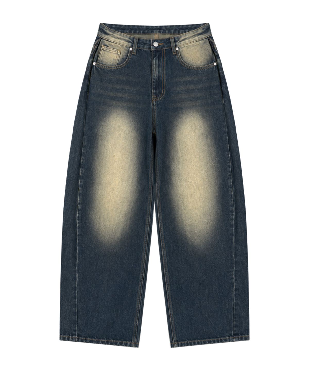랜덤오프(RANDOMOFF) BTB : POEM PINTUCK BALLOON JEANS [VINTAGE BLUE]