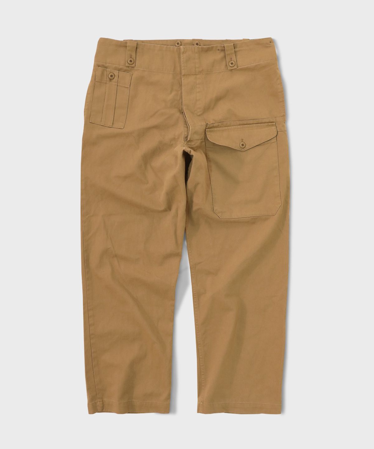 굿니스(GOODNIES) 50s British Army Trousers. Khaki Sand