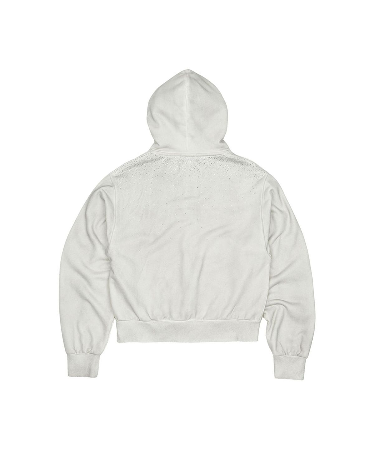 그레일즈(GRAILZ) CRYSTAL OVER GRAPHIC ZIP HOODIE [WHITE]