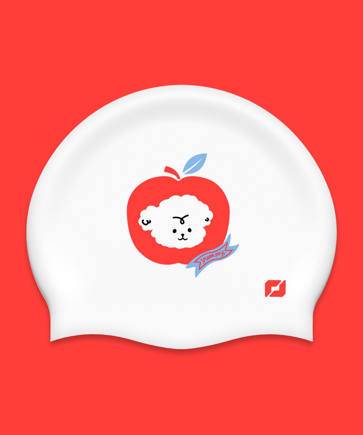 티에스나인(TSNINE) 애플퍼피 실리콘 수모 화이트