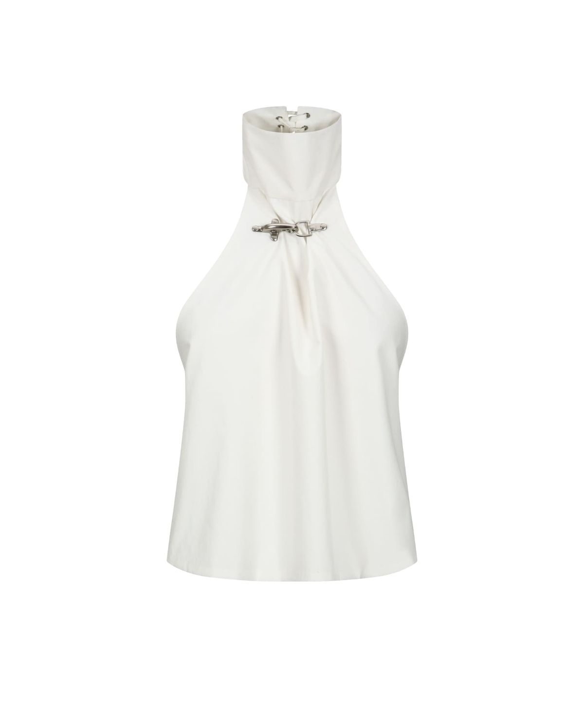 알디유(ALDIYOUU) Buckle Halterneck - White 