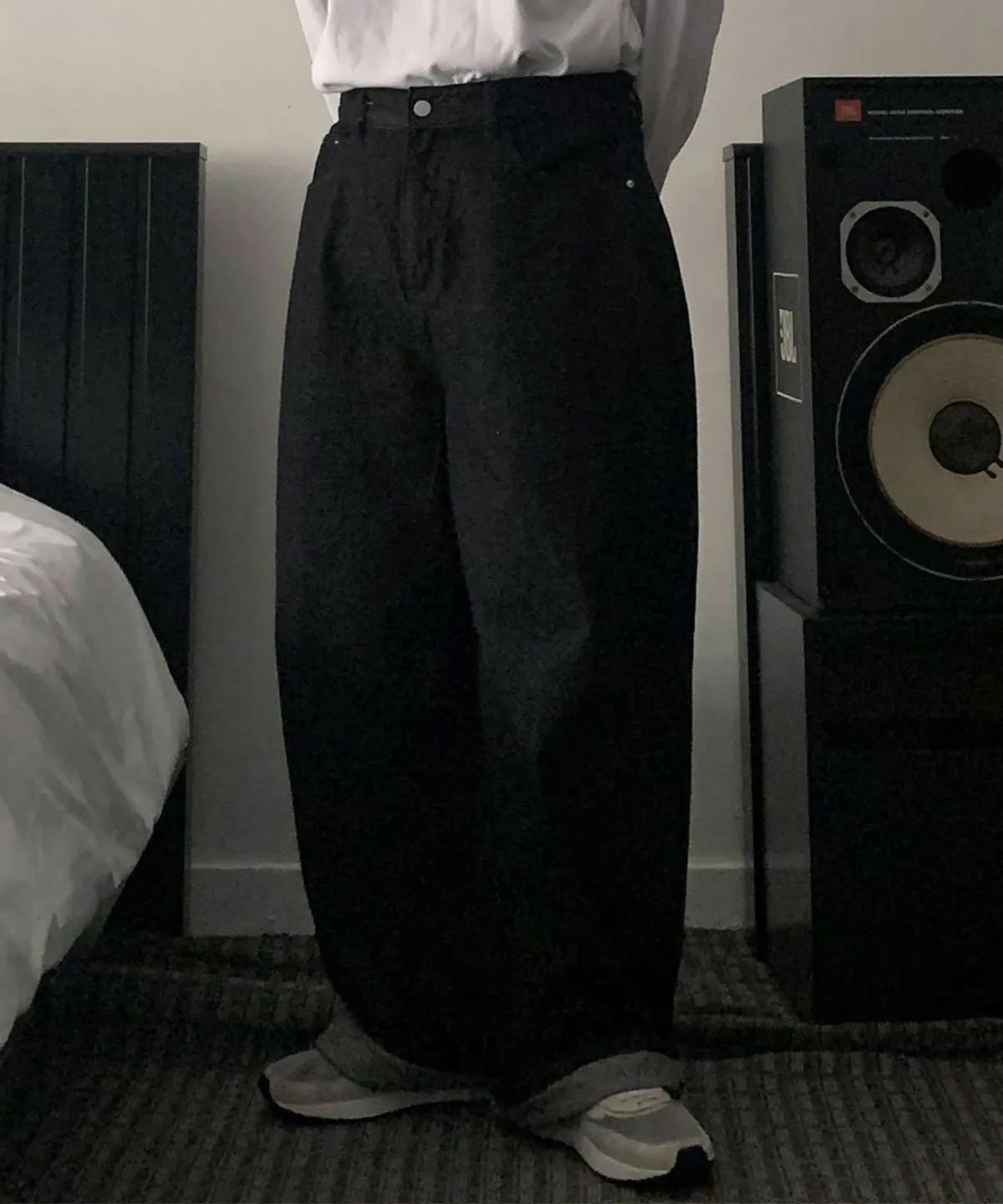 너스(NUS) City wide denim Jeans (흑청)
