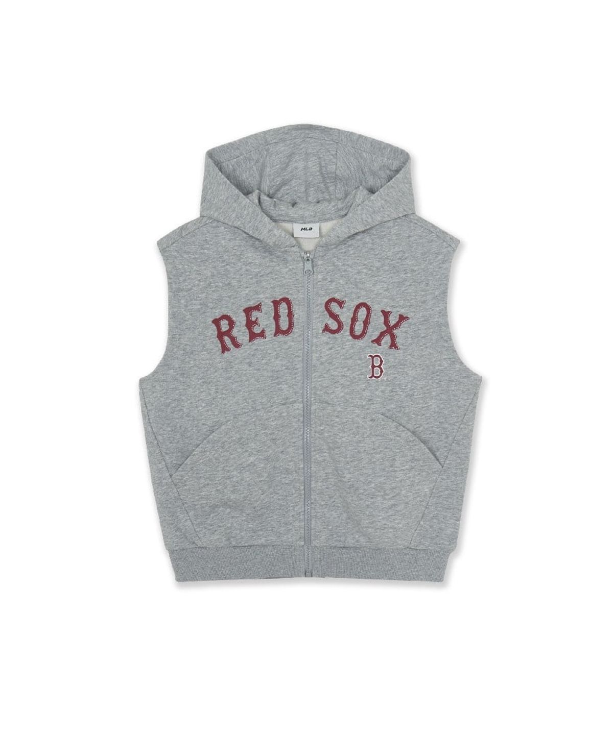 엠엘비 키즈(MLB KIDS) 스포티브 시그니처 베스트 후드집업 3P 세트 BOS (Melange Grey)