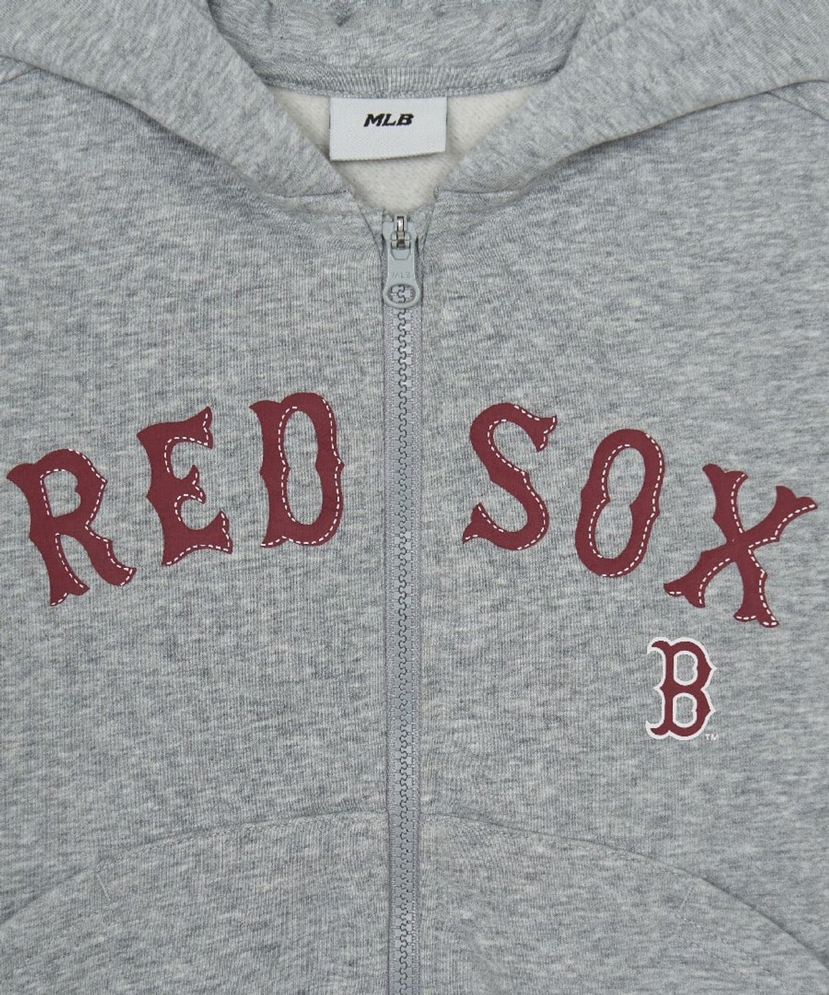 엠엘비 키즈(MLB KIDS) 스포티브 시그니처 베스트 후드집업 3P 세트 BOS (Melange Grey)