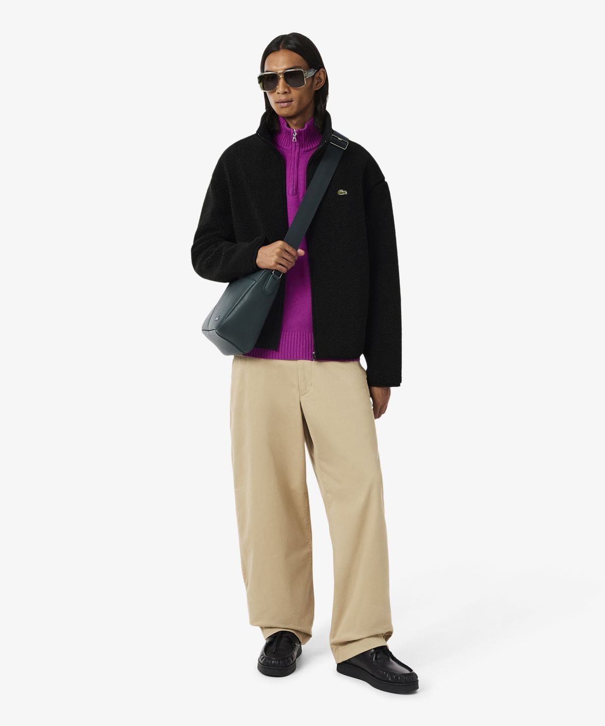 라코스테(LACOSTE) 남성 쉐르파 풀집업 자켓 BH4312-56N 031
