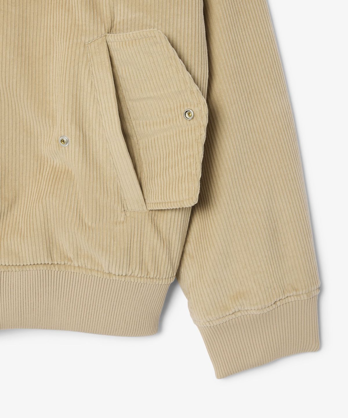 라코스테(LACOSTE) 남성 코듀로이 카라 패딩 붐버 자켓 BH2994-56N 02S