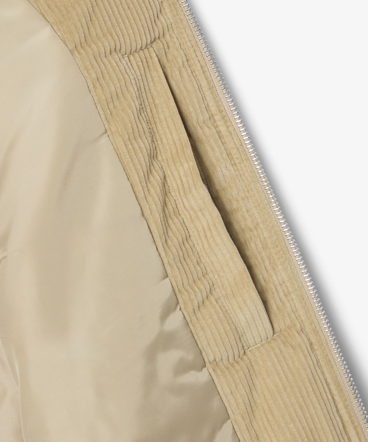 라코스테(LACOSTE) 남성 코듀로이 카라 패딩 붐버 자켓 BH2994-56N 02S