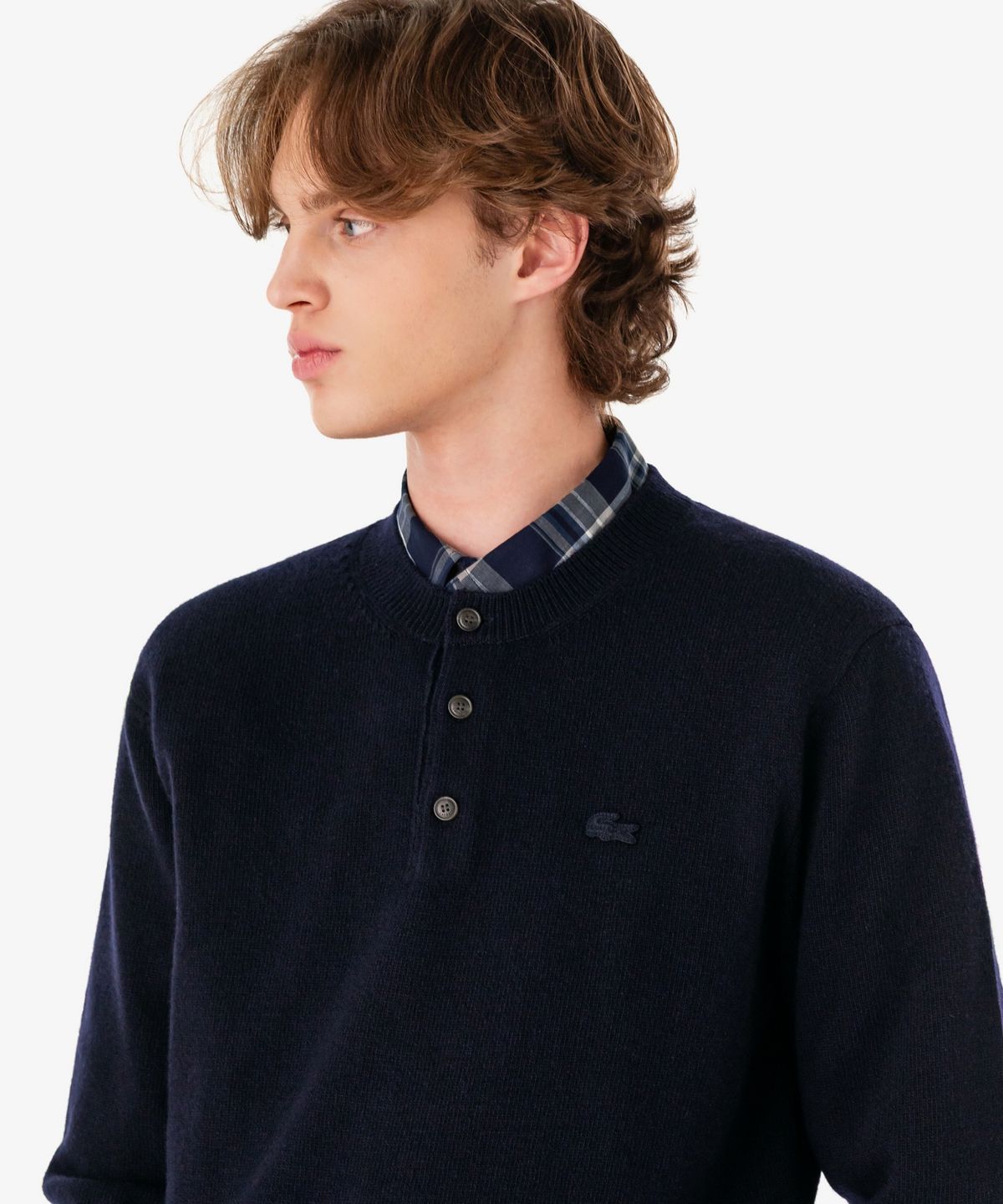 라코스테(LACOSTE) 남성 헨리넥 풀오버 AH761E-56N 166
