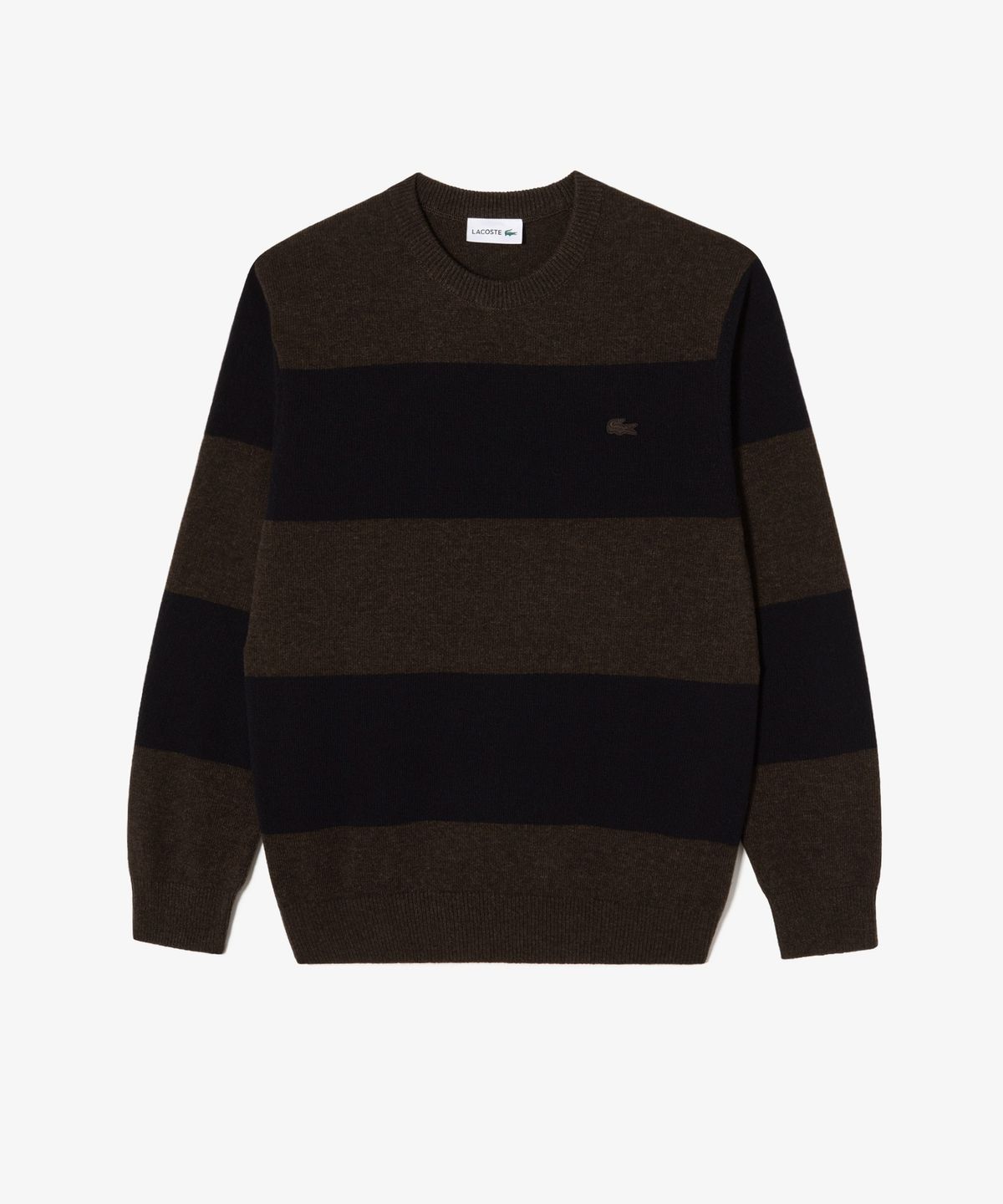라코스테(LACOSTE) 남성 볼드 스트라이프 크루넥 풀오버 AH916E-56N DPD