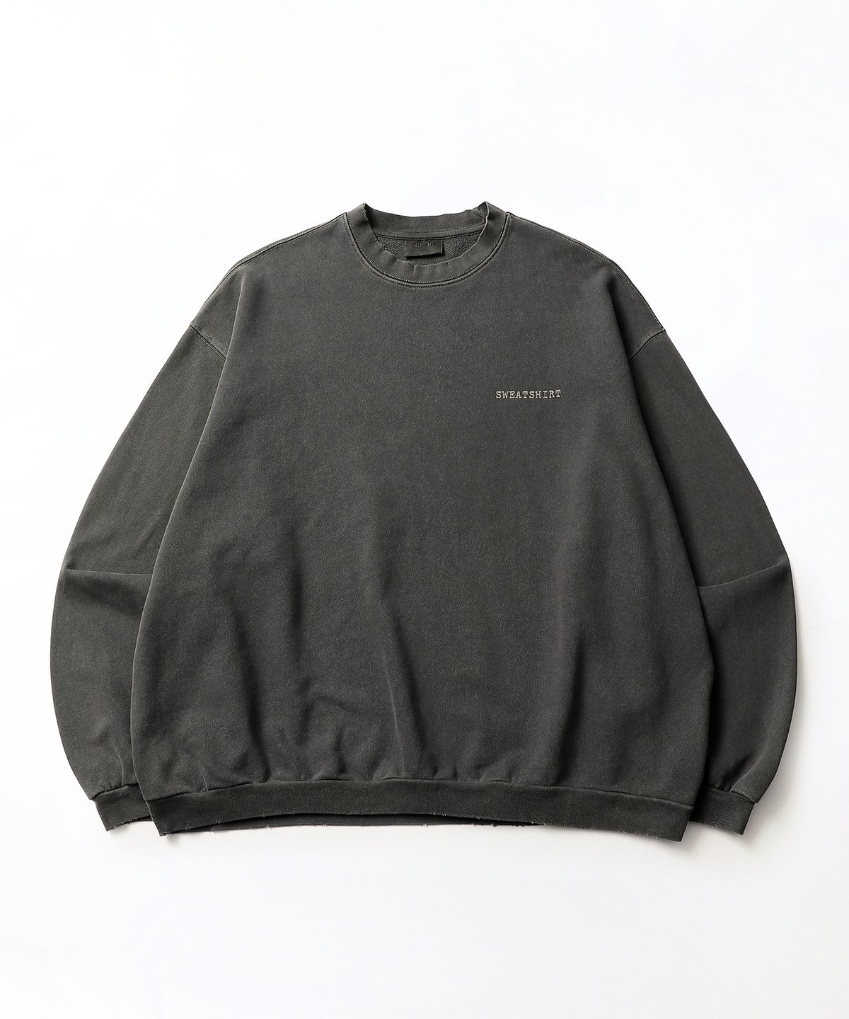 씨에이치사공사(CH.404) INSTRUCTION PIGMENT SWEATSHIRT BLACK