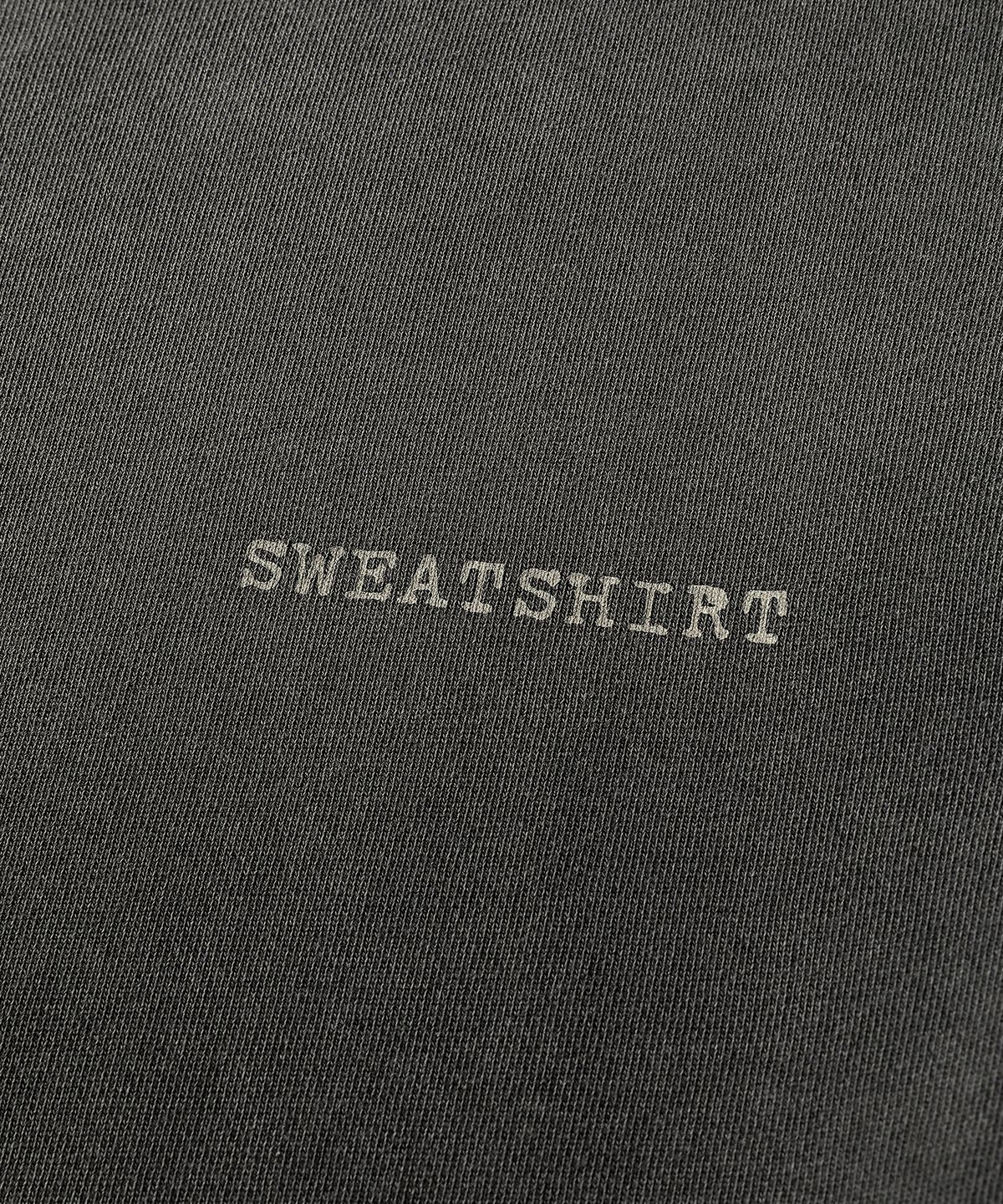 씨에이치사공사(CH.404) INSTRUCTION PIGMENT SWEATSHIRT BLACK