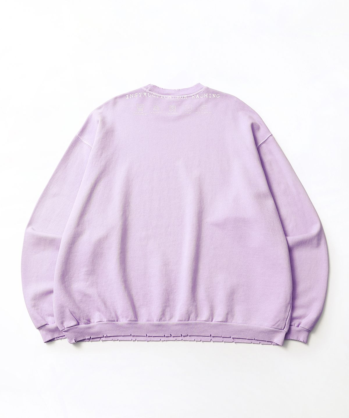씨에이치사공사(CH.404) INSTRUCTION PIGMENT SWEATSHIRT PURPLE