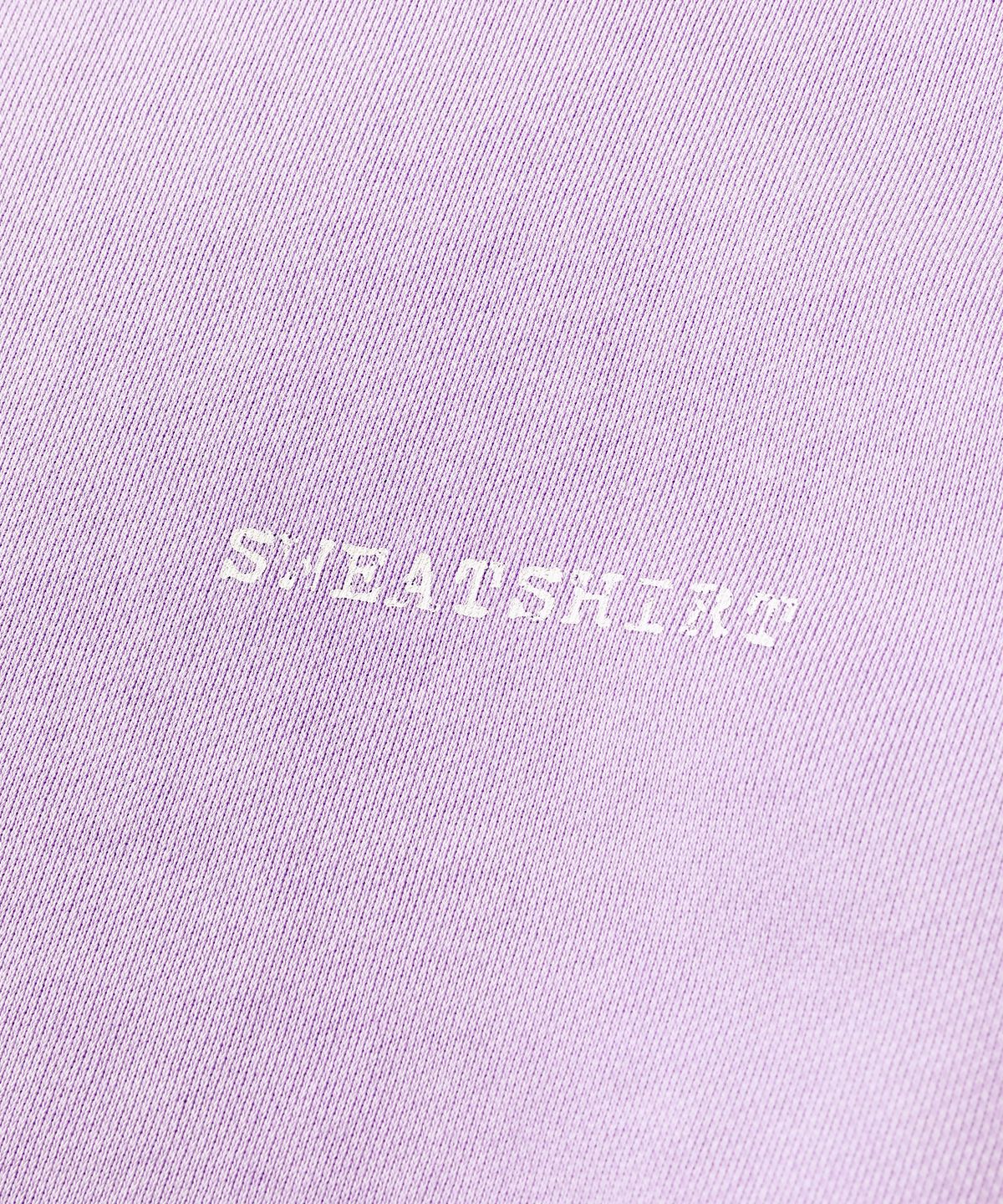 씨에이치사공사(CH.404) INSTRUCTION PIGMENT SWEATSHIRT PURPLE