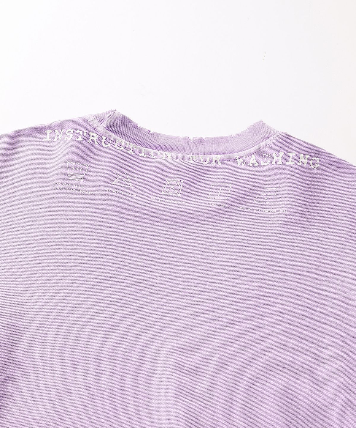 씨에이치사공사(CH.404) INSTRUCTION PIGMENT SWEATSHIRT PURPLE